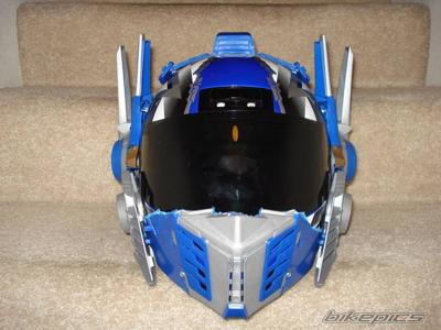 Optimus Prime Motorcycle Helmet